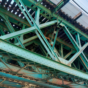 sydney harbor bridge close up