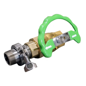 Union End Ball Valve & Tri-Clover Coupling Assembly