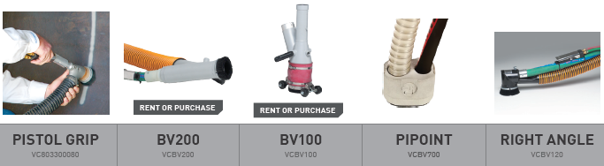 blast and vac workheads