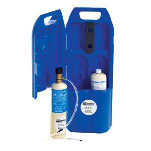 Bullard 34L Calibration Kit for Clean Air Breather Box, includes regulator, tubing, fitting, and carry case.