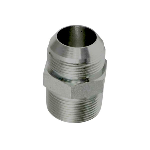 Pipe Adapter Fitting, 1-1/4" Male NPT x 1-1/4" JIC