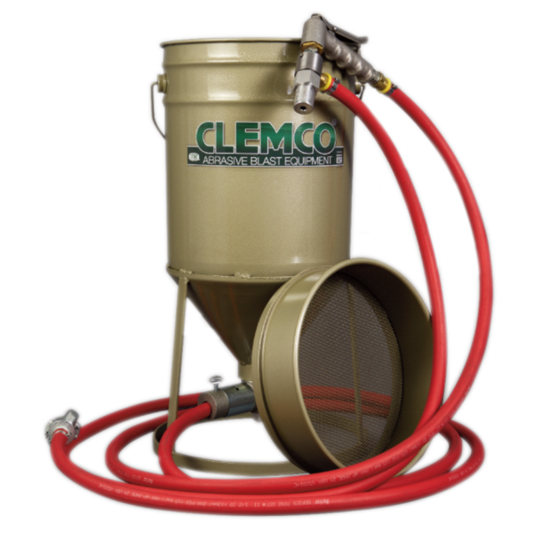 Clemco SG-300 Portable Suction Gun, complete with hopper & CT-5 Nozzle, #02641