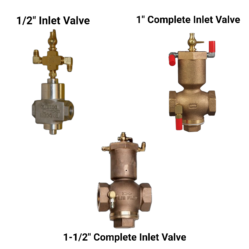 Clemco Inlet Valves for TLR Control Systems