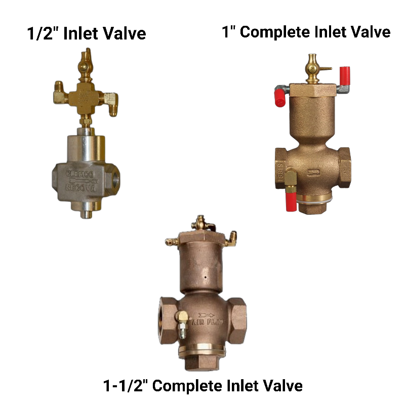 Clemco Inlet Valves for TLR Control Systems