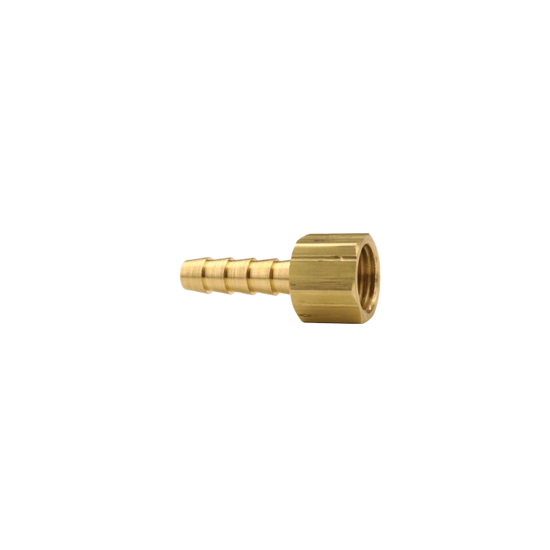 Brass Fittings: Hose Barb x Female thread, Nut & Tail