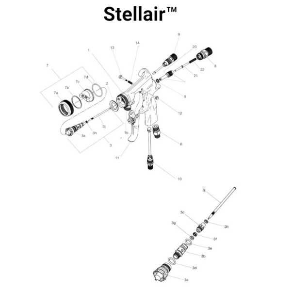Graco Stellair Repair Kits