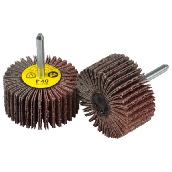 Klingspor KM 613 Spindle-mounted Flap Wheels (Fine / Extra Fine)