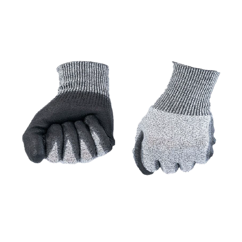 Cut Resistant Knit Gloves w/ Microfoam Nitrile Palm