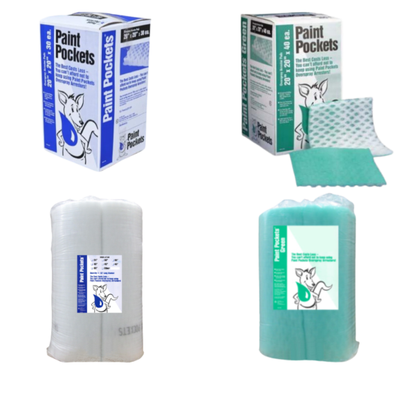 Paint Pocket® polyester paint booth / overspray arrestor filters