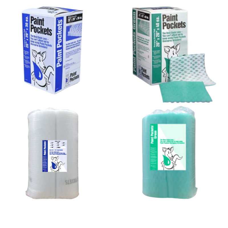 Paint Pocket® Paint Booth Overspray Arrestor Filters