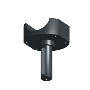 Swingarm Clamp with Shaft, includes key